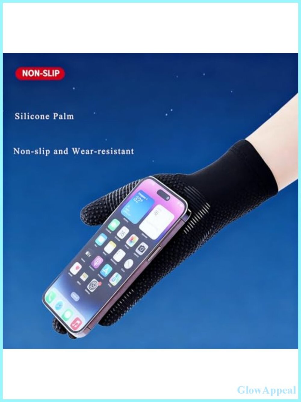 Unisex Lightweight Running Gloves - Anti-Slip Touch Screen Winter Gloves for - Picture 3 of 6